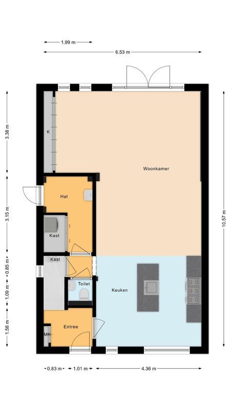 Meester Schrauwenstraat 9 Floorplan Blur 1
