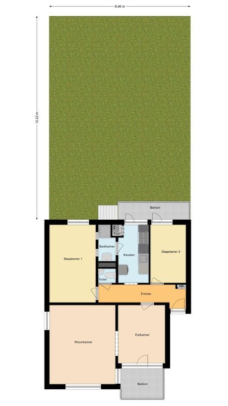 Jeroen Boschlaan 208 Floorplan Blur 0
