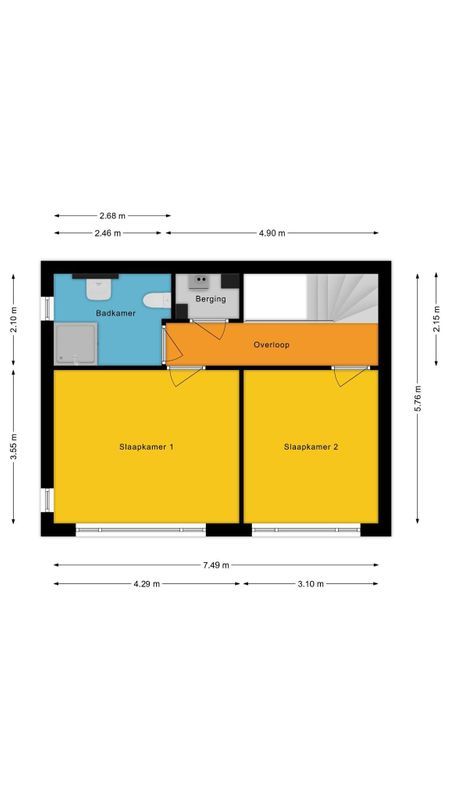 Prinses Amaliastraat 24 Floorplan Blur 1