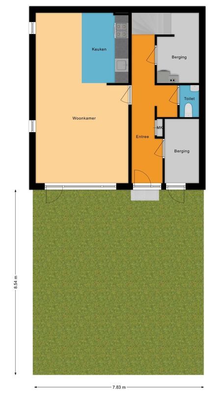 Prinses Amaliastraat 24 Floorplan Blur 2