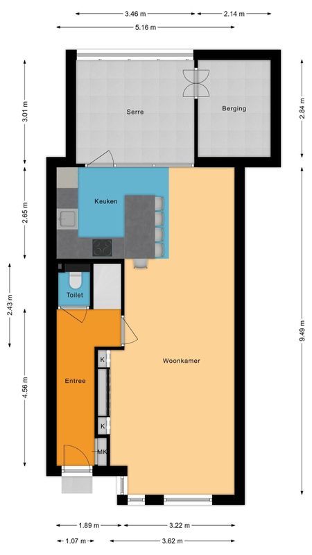 van Linschotenstraat 103 Floorplan Blur 0
