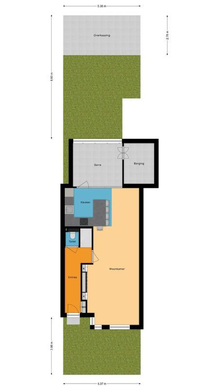 van Linschotenstraat 103 Floorplan Blur 3