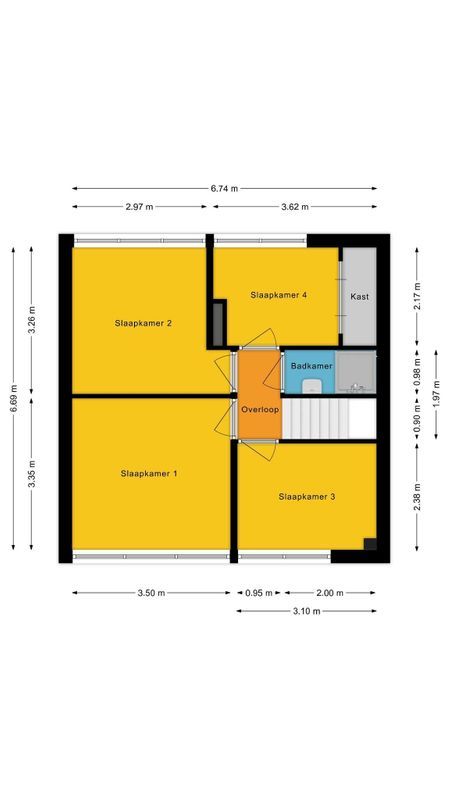 Rijnstraat 8 Floorplan Blur 1
