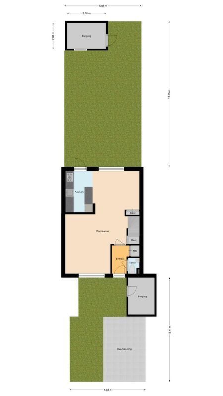 Schoorveken 60 Floorplan Blur 3