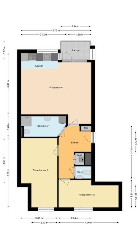 Laagstraat 5-J Floorplan Blur 0