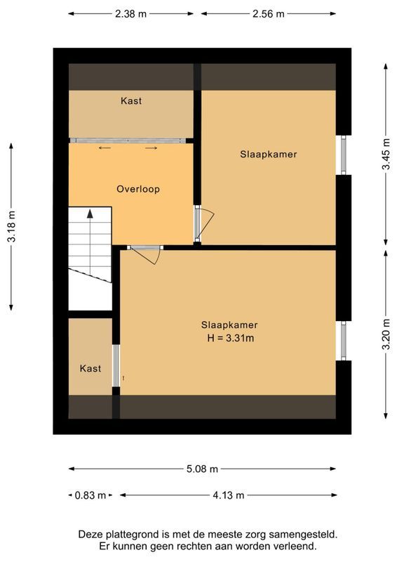 Antwerpsestraat 13 Floorplan Blur 3