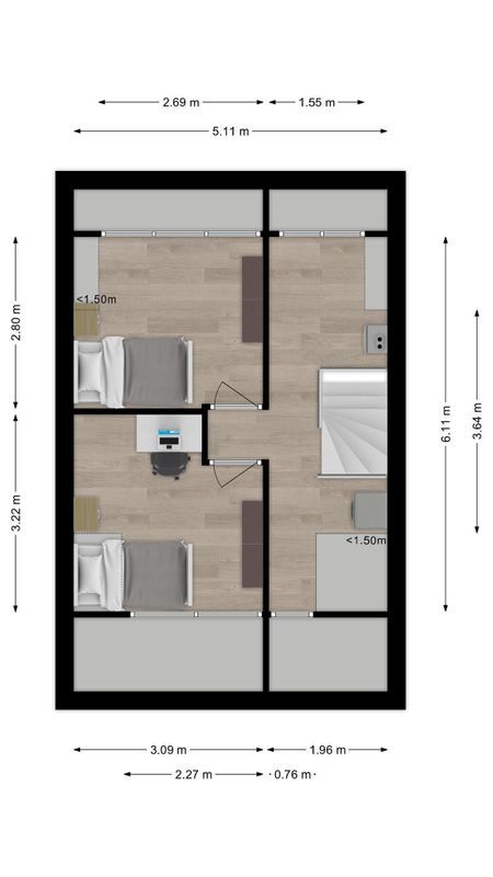 Van Breestraat 31 Floorplan Blur 3