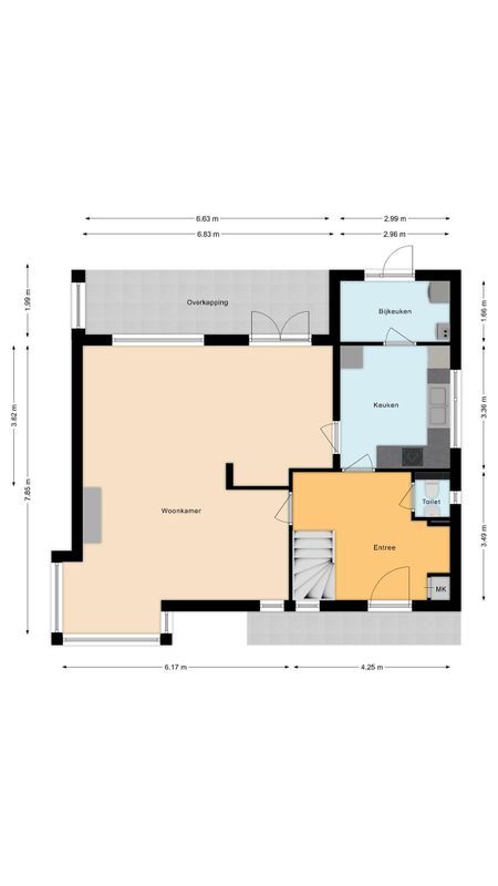 Houterbrugweg 21 Floorplan Blur 0