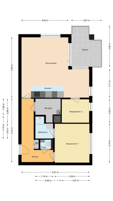 Nieuwendijk 5-A Floorplan Blur 0