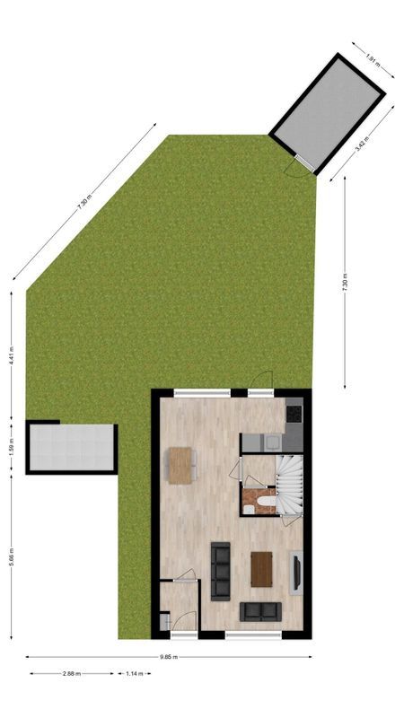 Oerlesestraat 255 Floorplan Blur 2