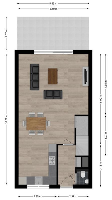Beethovenlaan 192-a Floorplan Blur 0
