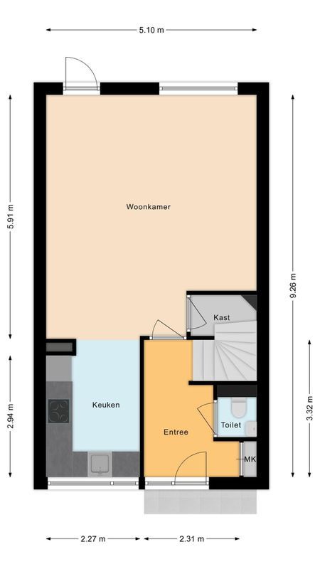 Vestingwal 21 Floorplan Blur 0