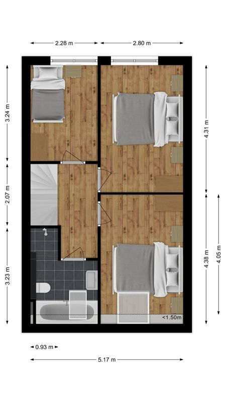 Hendrik Tollensdreef 144 Floorplan Blur 1