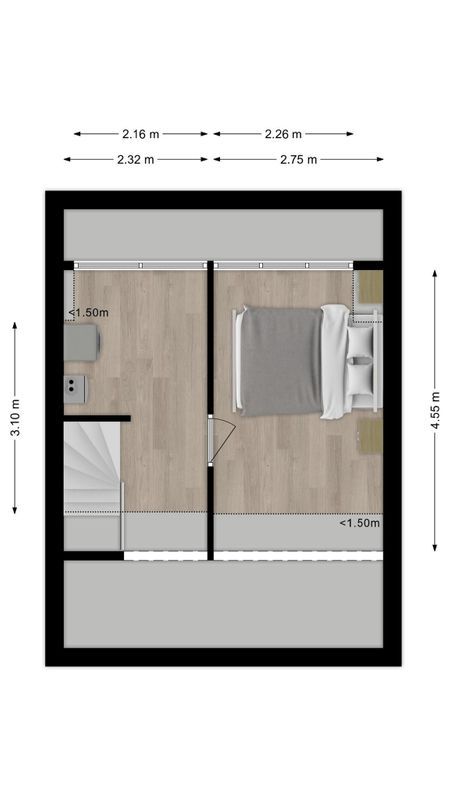 Hendrik Tollensdreef 144 Floorplan Blur 3