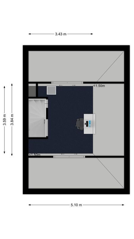 Bijsterveldenlaan 226 Floorplan Blur 3