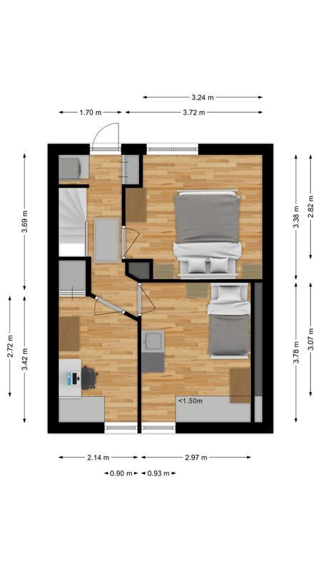 Valkenierstraat 36 Floorplan Blur 1