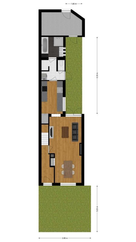 Valkenierstraat 36 Floorplan Blur 2