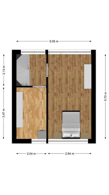 Spakenburglaan 118 Floorplan Blur 3
