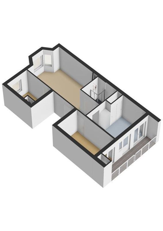 Bennebroekstraat 18-2 Floorplan Blur 1