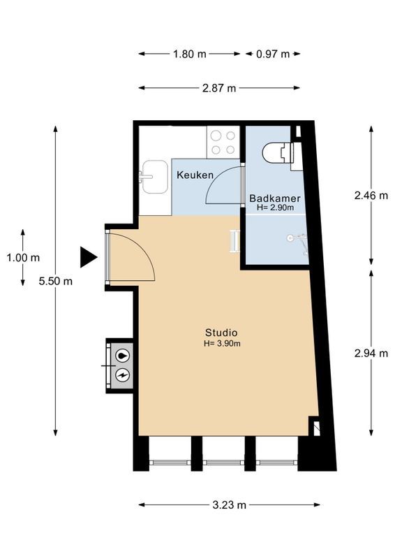 Blekerssingel 1-e Floorplan 1