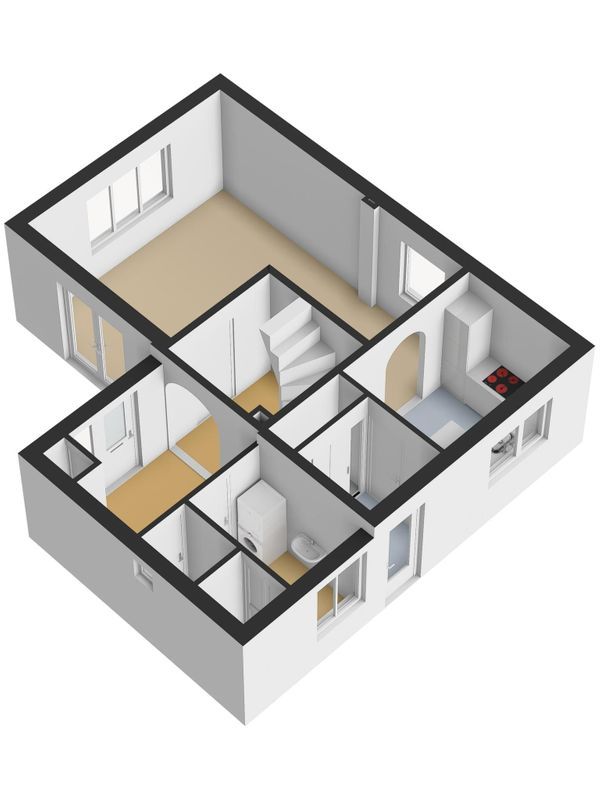 Stougjesdijk 39 Floorplan Blur 1