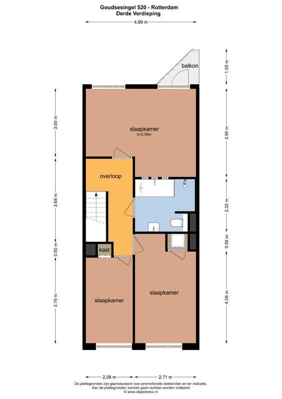Goudsesingel 520 Floorplan Blur 3