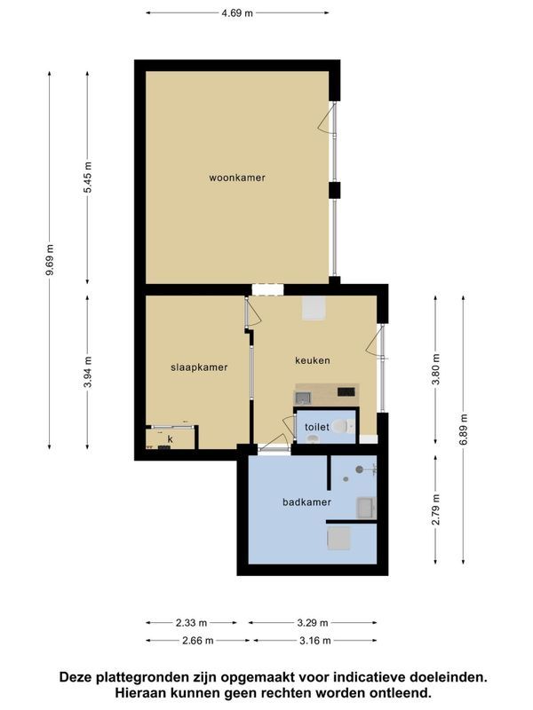 Molendijk 61 Floorplan Blur 2