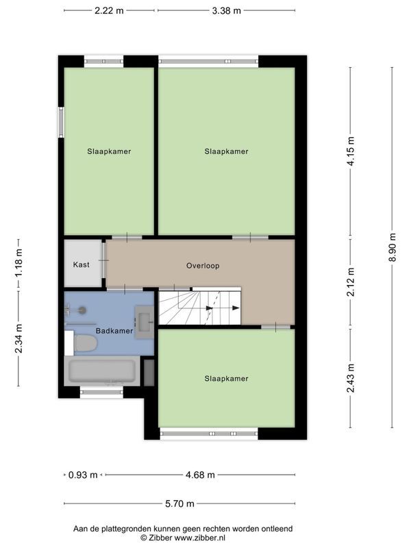 Poortlaan 42 Floorplan Blur 1