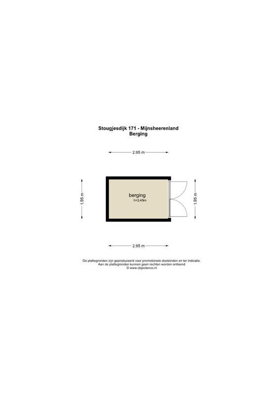 Stougjesdijk 171 Floorplan Blur 15