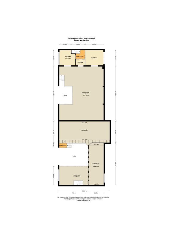 Schenkeldijk 31-B Floorplan Blur 1