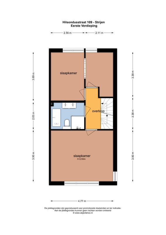 Hilsondusstraat 109 Floorplan Blur 3