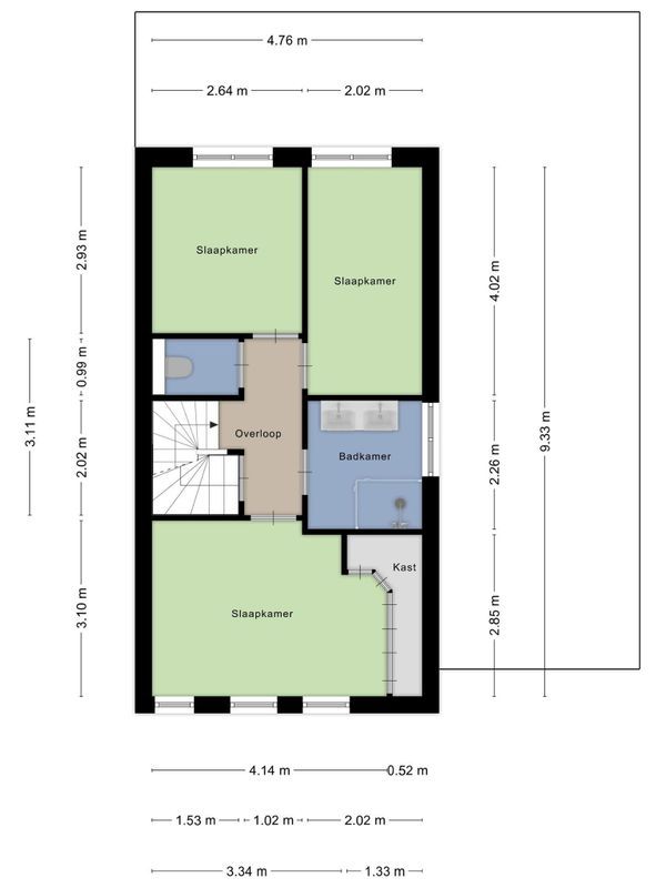 Kleefkruid 16 Floorplan Blur 1