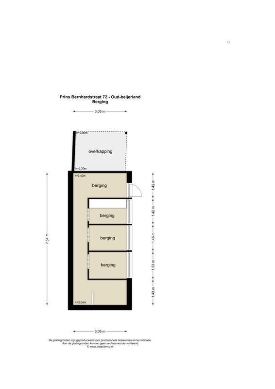 Prins Bernhardstraat 72 Floorplan Blur 9