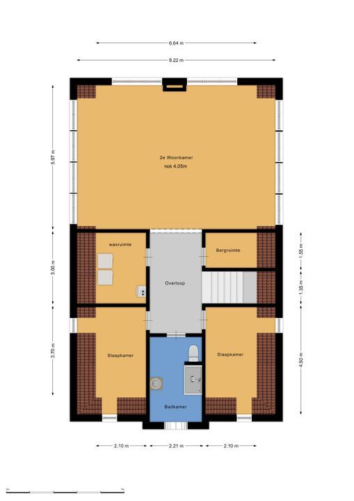 Persijnlaan 6, Wassenaar plattegrond-