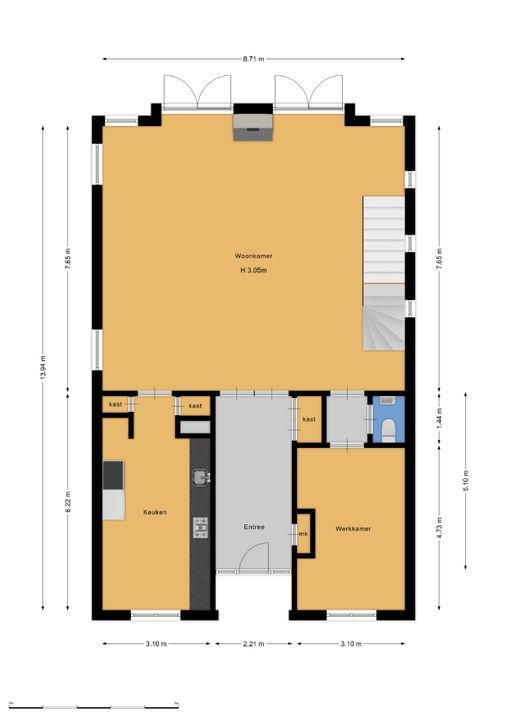 Persijnlaan 6, Wassenaar plattegrond-