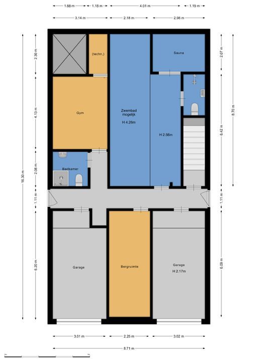 Persijnlaan 6, Wassenaar plattegrond-