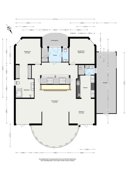 Manegelaantje 10, Rotterdam plattegrond-