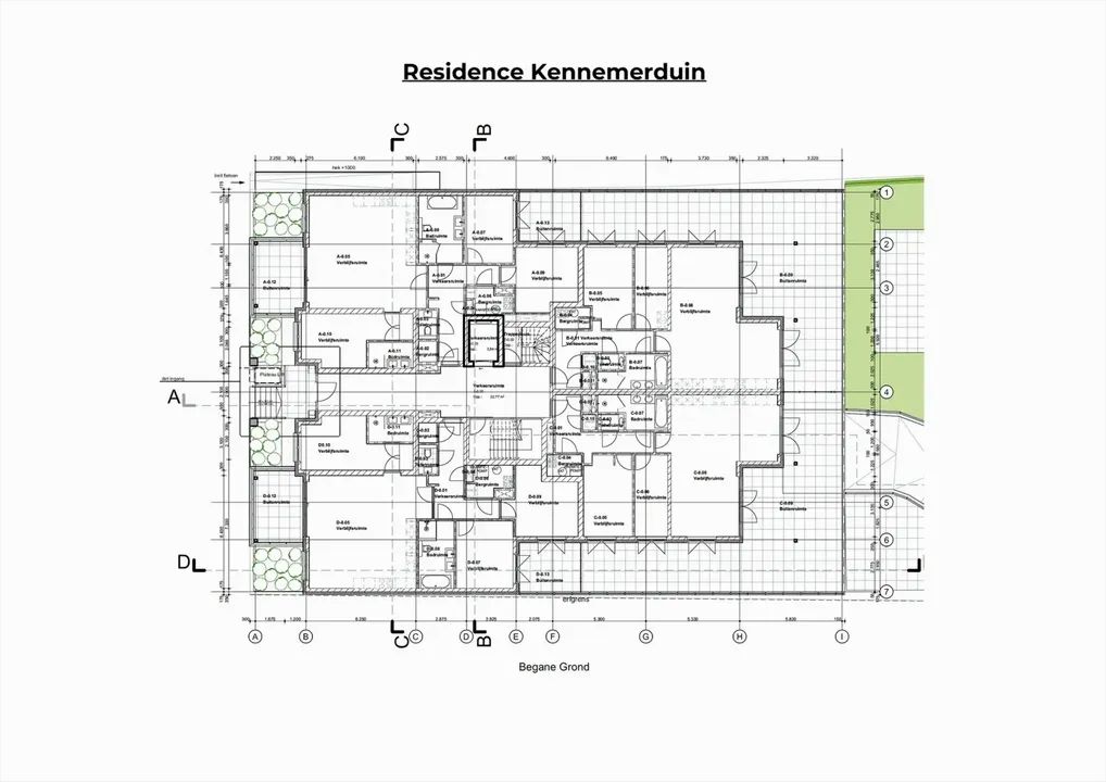 Résidence Kennemerduin, Wijk aan Zee plattegrond-