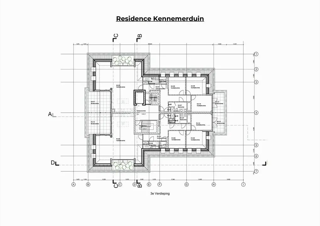 Résidence Kennemerduin, Wijk aan Zee plattegrond-