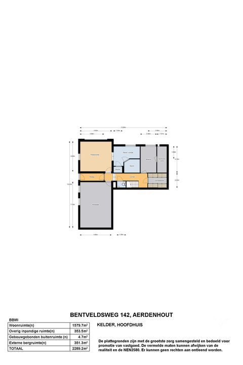 Bentveldsweg 140 142 144, Aerdenhout plattegrond-