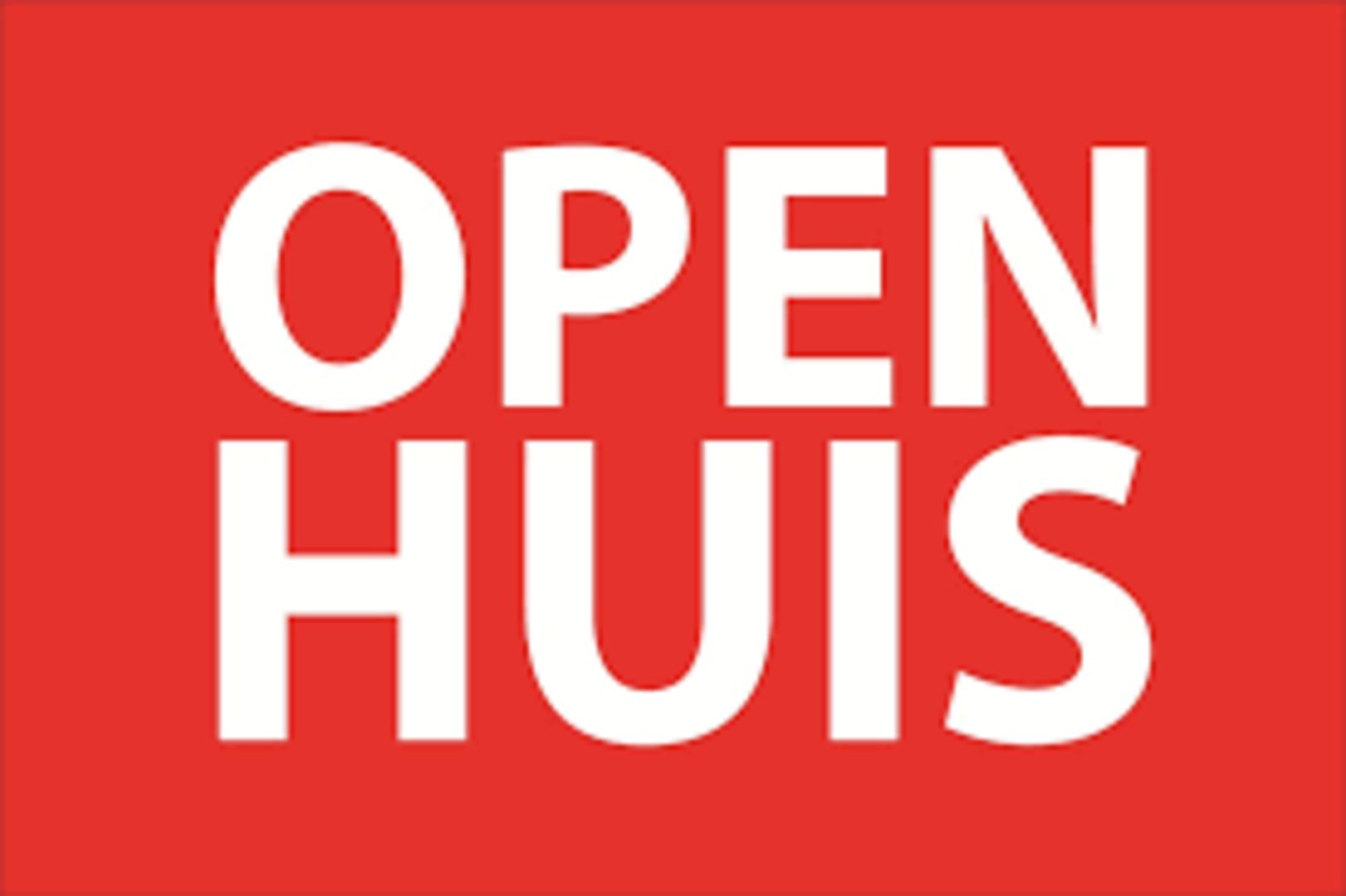 Open huis 1 april van 11:00 tot 15:00