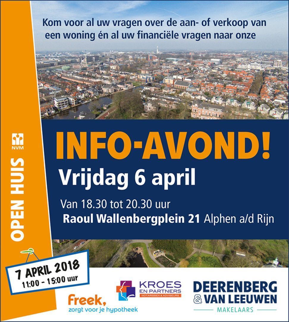 Info-avond 6 april!