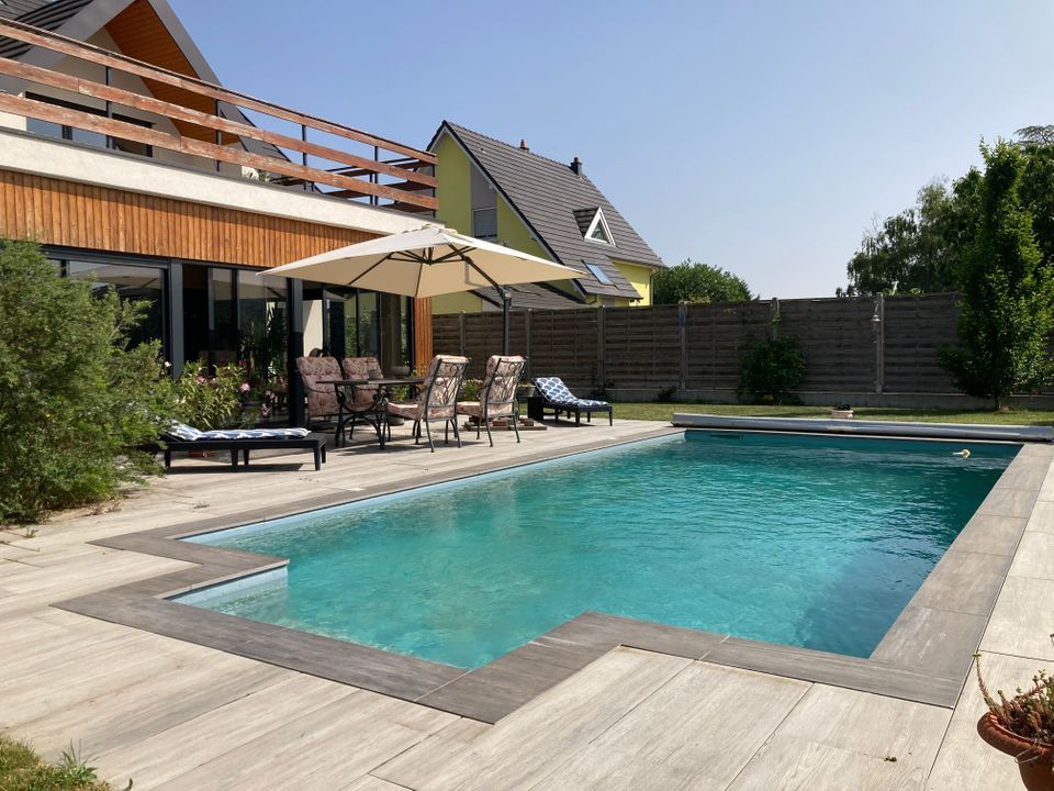 Recent gebouwde villa in de Elzas, Oberhergheim (Colmar) foto-3