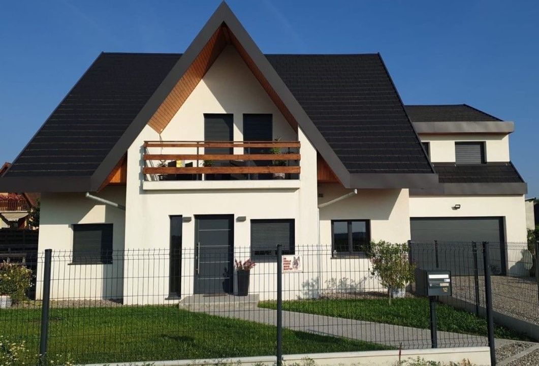 Recent gebouwde villa in de Elzas, Oberhergheim (Colmar) foto-2