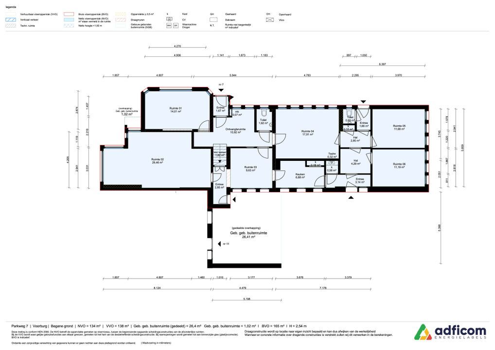 Parkweg 7, Voorburg plattegrond-22