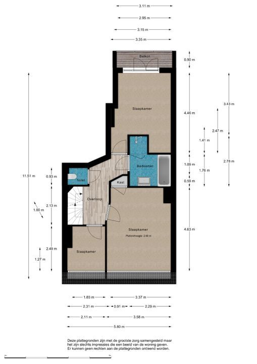 Jacques Perkstraat 13, Voorburg plattegrond-40