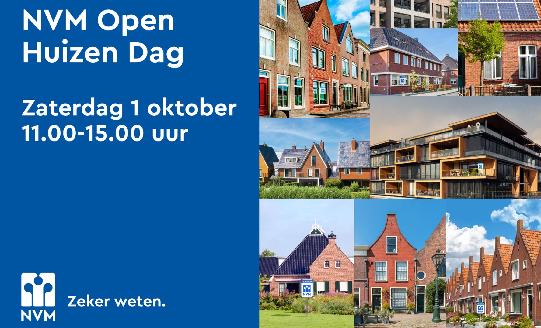 NVM Open Huizen Dag | Zaterdag 1 oktober