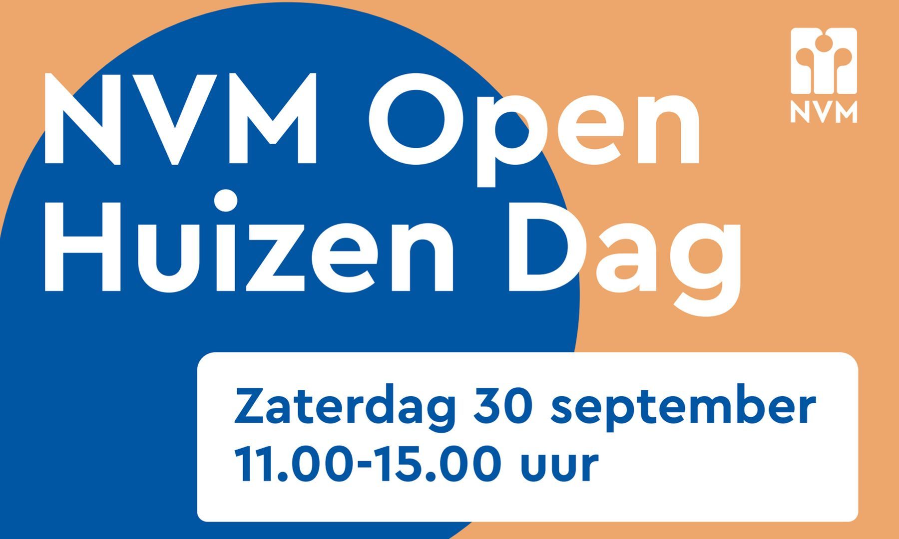 NVM Open Huizen Dag 30 september a.s.