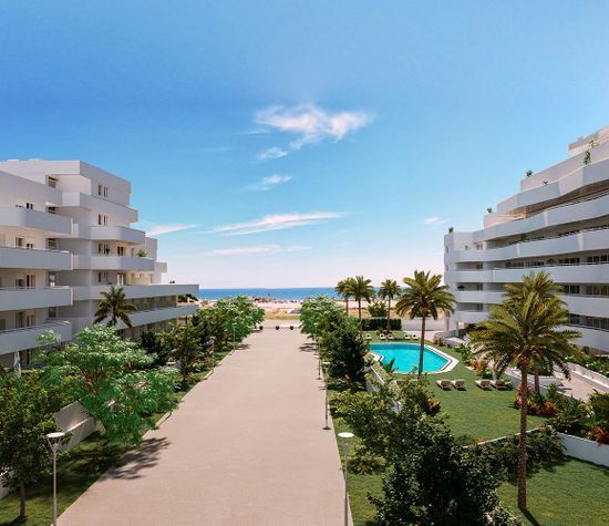 Torre del Mar, Beach apartments