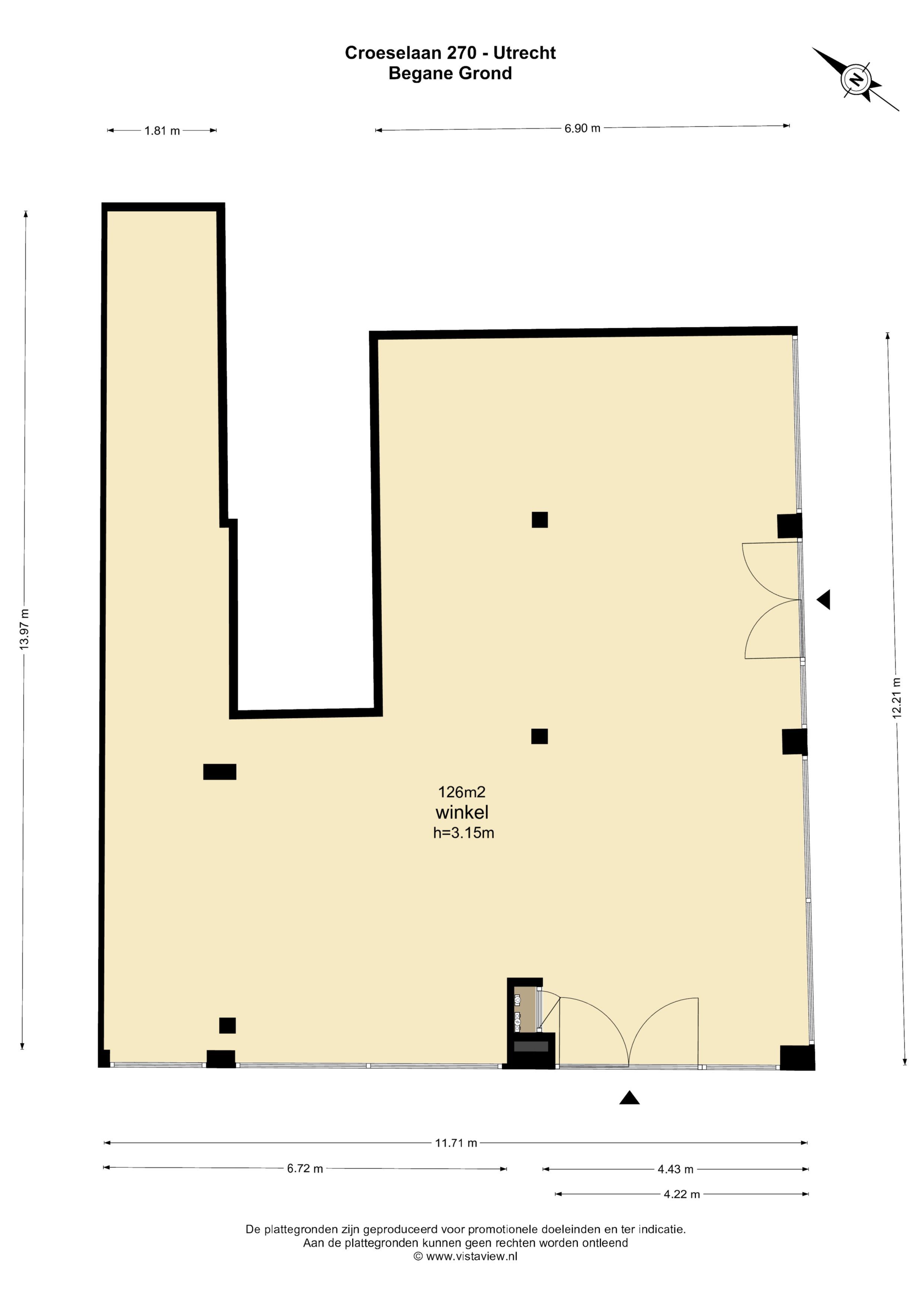 Croeselaan 270, Utrecht plattegrond-0